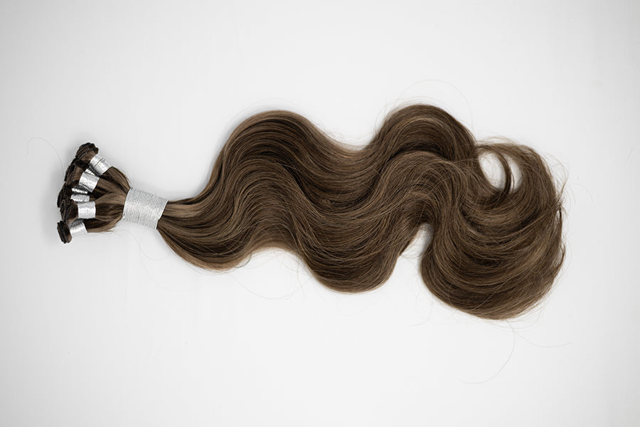 #D4/8   |   WAVY: Hand-Tied Weft Extensions